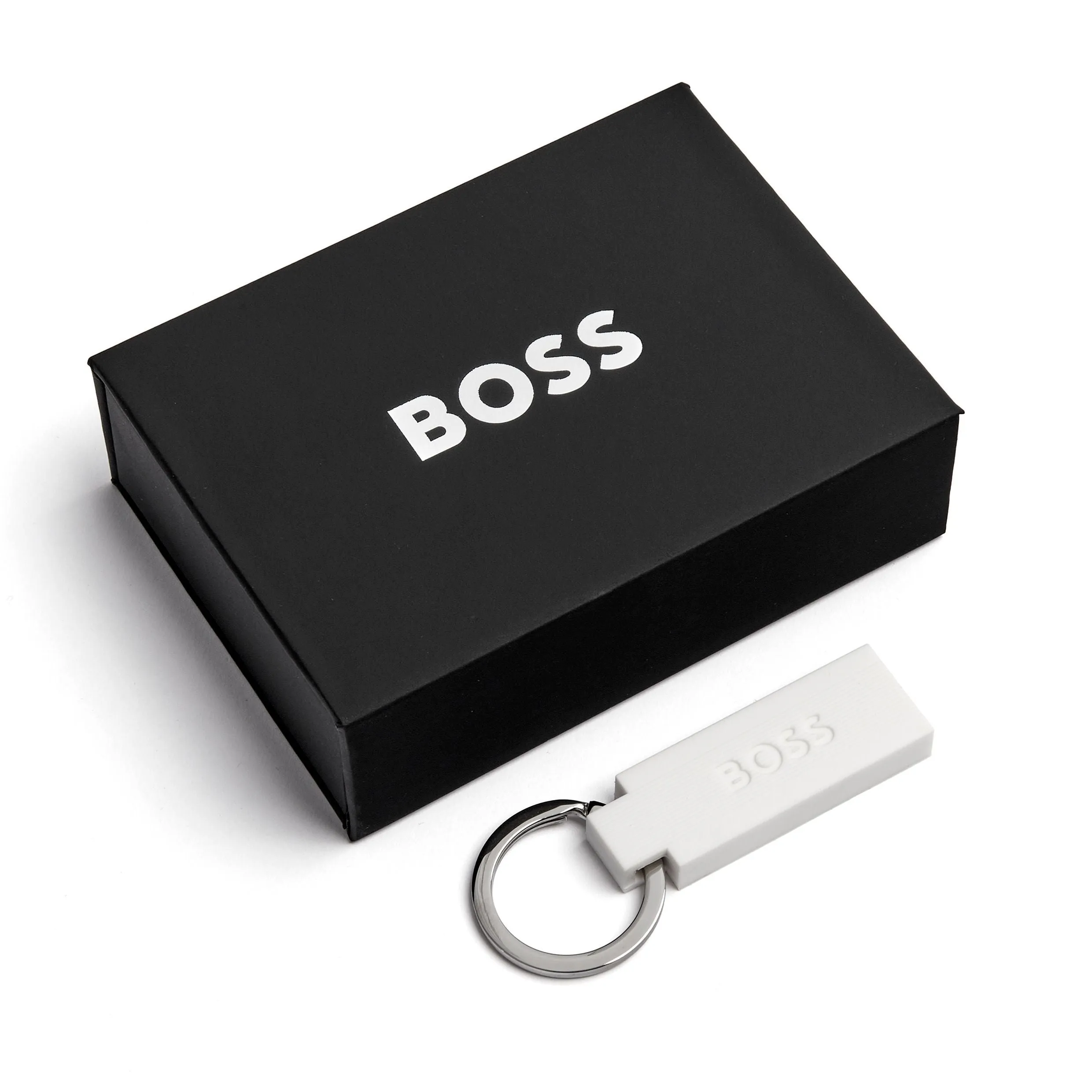 HUGO BOSS HAK421W - Key ring Edge Iconic White
