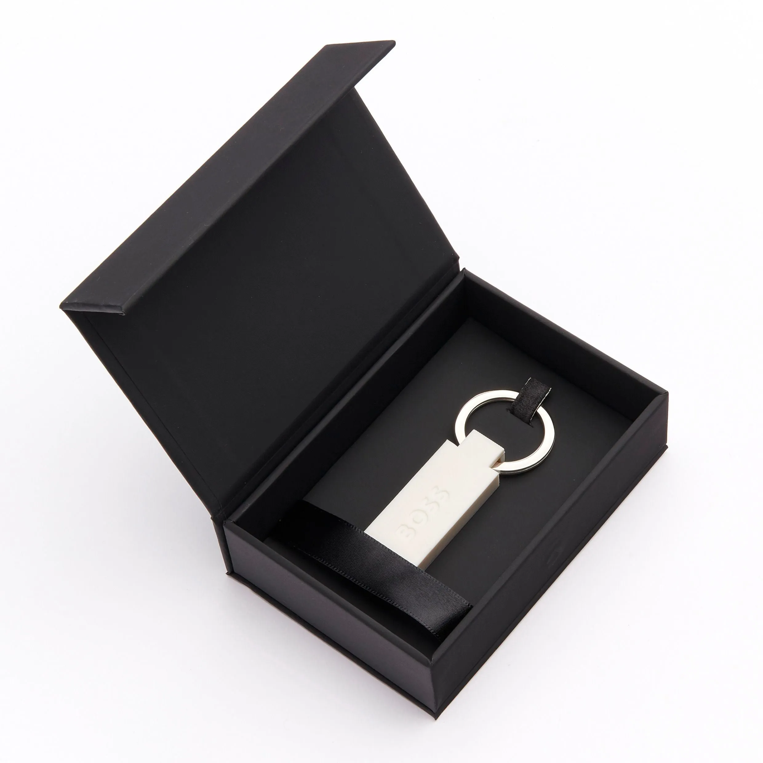 HUGO BOSS HAK421W - Key ring Edge Iconic White