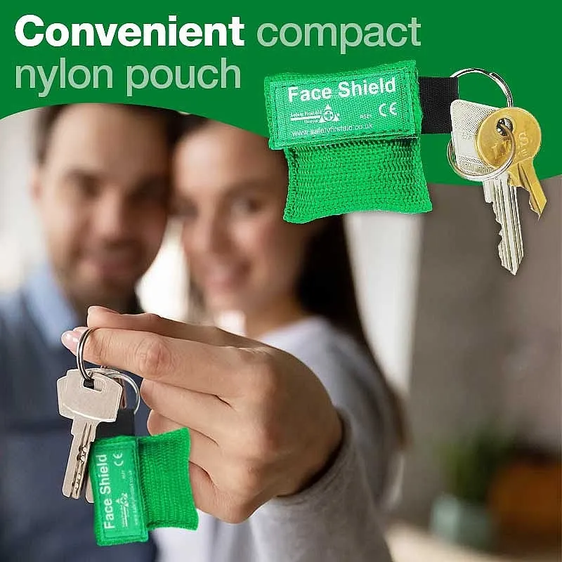 HypaGuard Key Fob Face Shield | Single