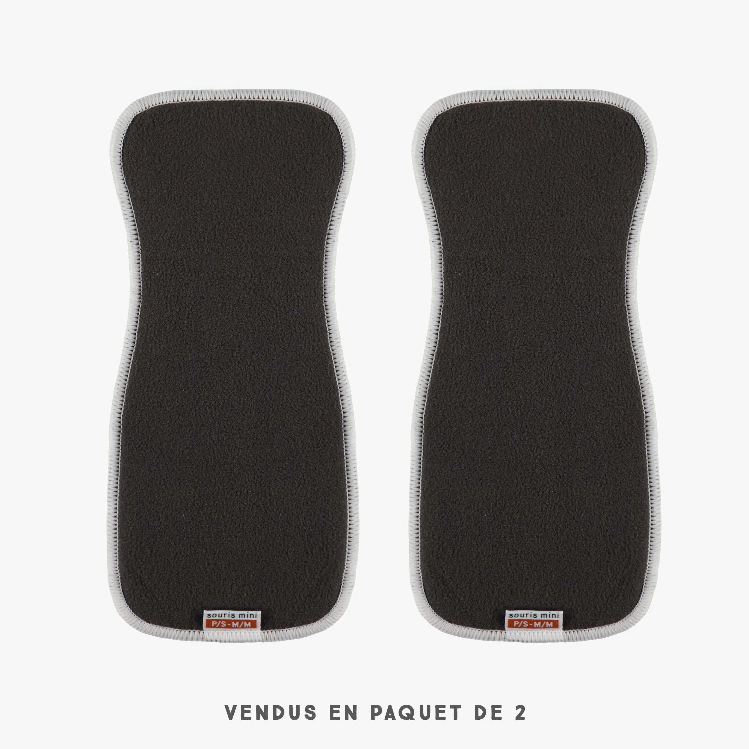 Inserts absorbants pour couche réutilisable SM , paquet de 2, bébé ||  Absorbent inserts for SM  reusable diapers, pack of 2, baby