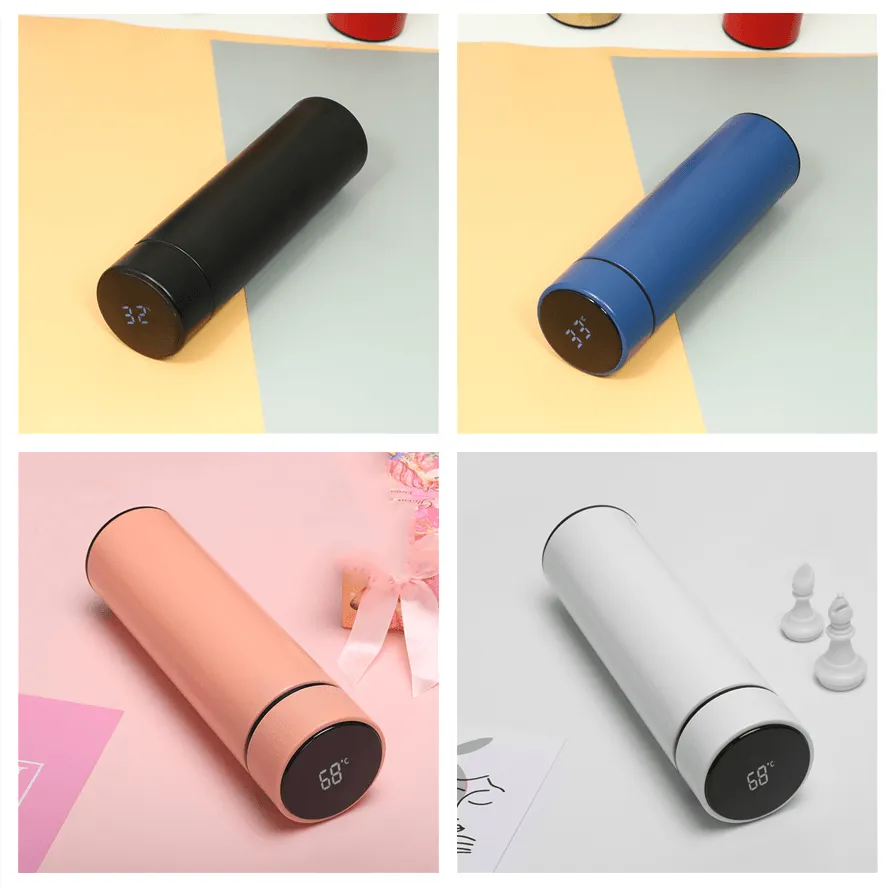 Intelligent  Bottle Stainless Steel Insulated Bottle Cup Temperature Display Vacuum Flask Coffee Mug