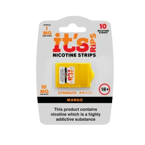 ITS RIPS Nicotine Strips 2mg pack of 10 Mango