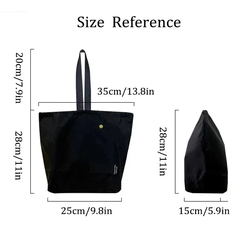 Japanese Korean Cotton Canvas Lunch Bag – Large Solid Color Drawstring Thermal Insulated Bento Box Storage for Picnic & Travel