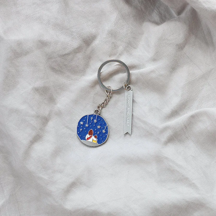 Jesus and Me {Enamel Keychain}
