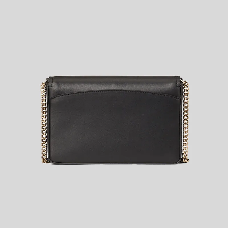 Kate Spade I LOVE NY X KATE SPADE NEW YORK Flap Chain Wallet Black RS-K5298