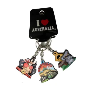Key Ring MDF 3pcs Bundle Melbourne