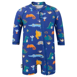 Kids One Piece UV Sun Suit - Dino Buddies