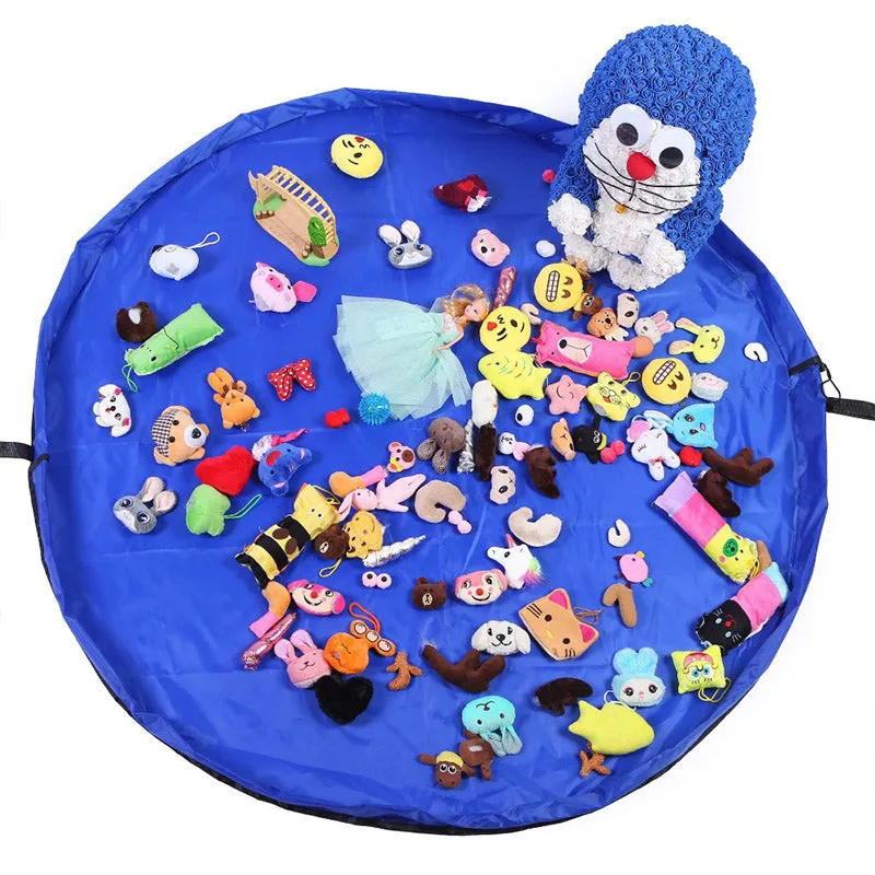 Kids Outdoor Large Building Blocks Mat Portable Children lego Play Mat Toy Organizer Bag