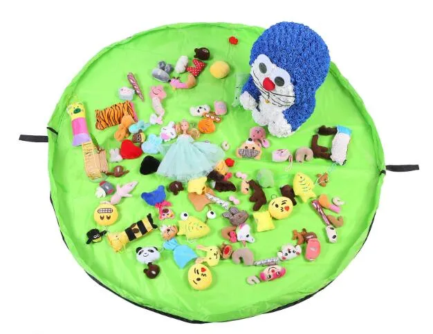 Kids Outdoor Large Building Blocks Mat Portable Children lego Play Mat Toy Organizer Bag