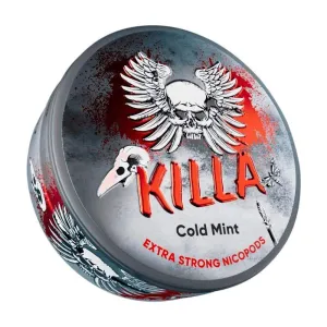 KILLA COLD MINT NICOTINE POUCHES - 20PCS | 30PCS - 8MG | 12.8MG