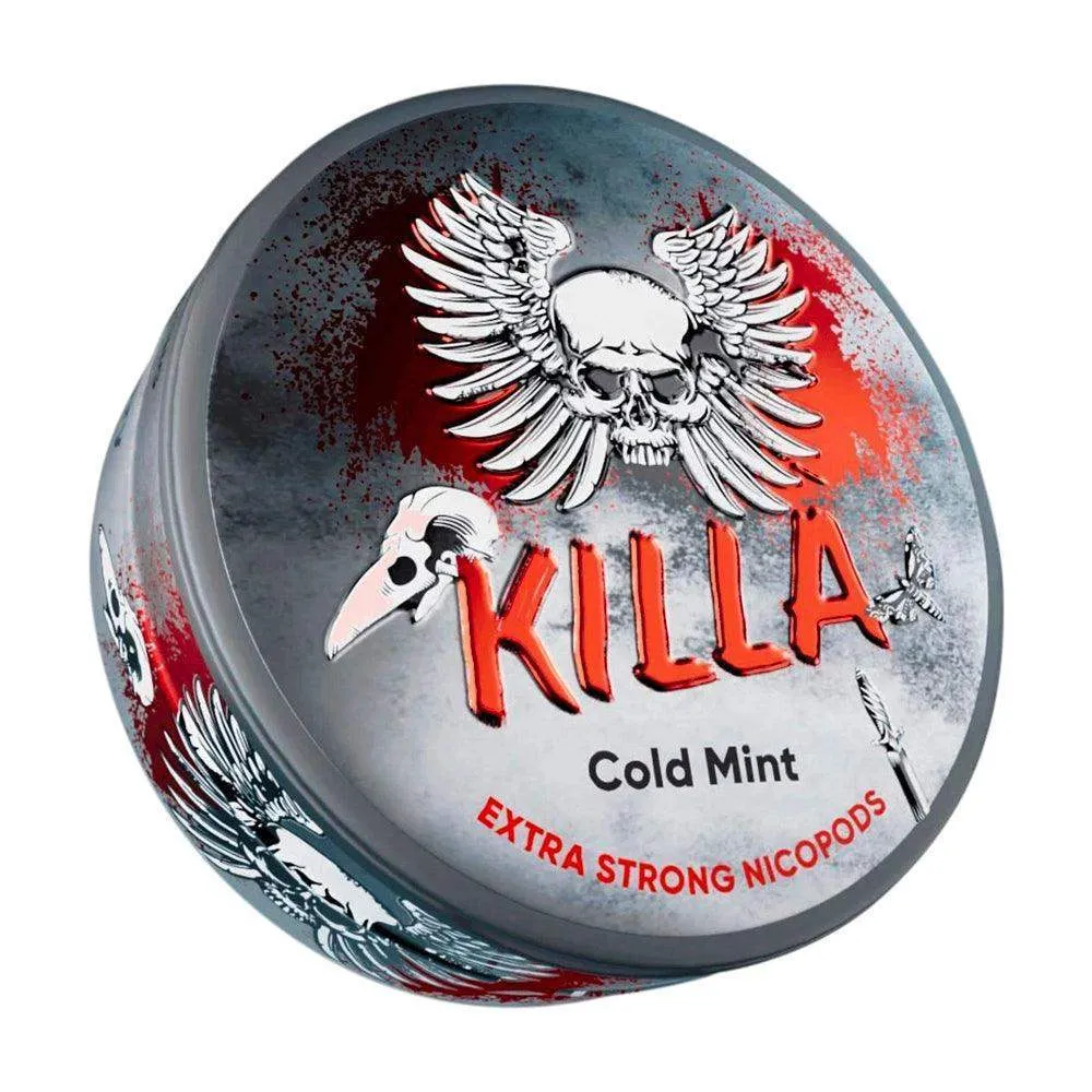 KILLA COLD MINT NICOTINE POUCHES - 20PCS | 30PCS - 8MG | 12.8MG