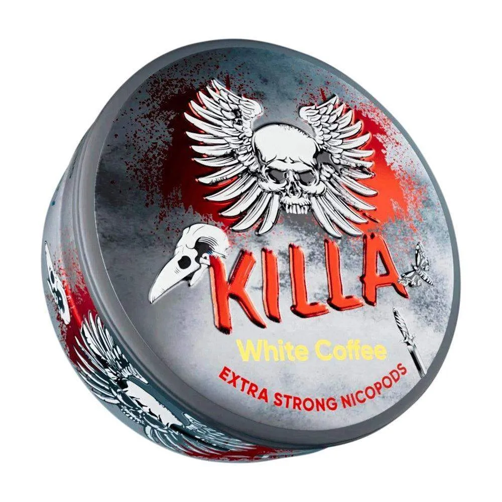 KILLA WHITE COFFEE NICOTINE POUCHES - 20PCS - 12.8MG