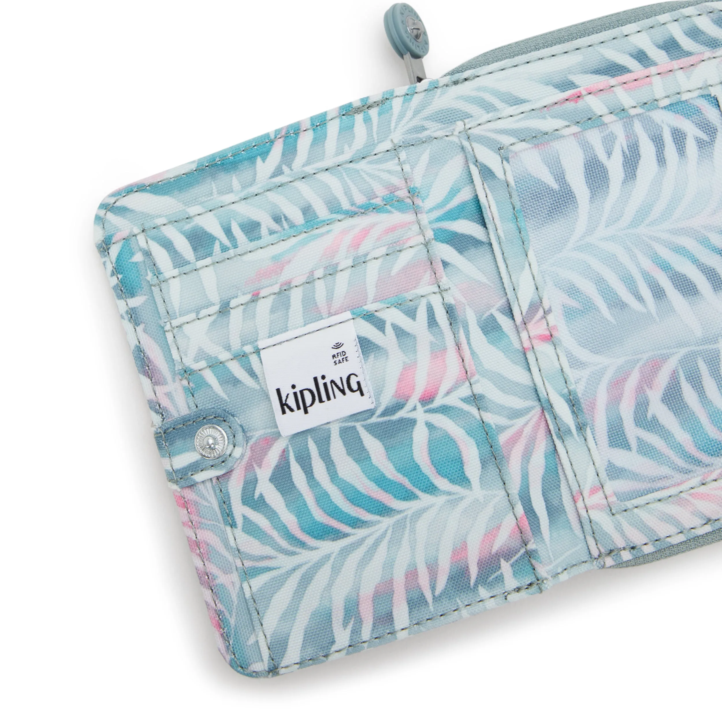 Kipling Money Love Palmtree Leaves Medium Wallet I6791-3QN
