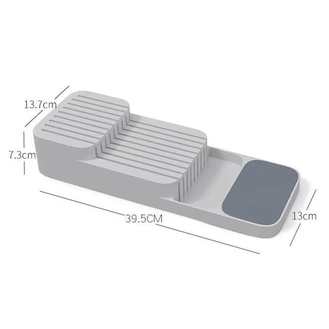 Kitchen Drawer Organizer Drying Cutlery Tray Spoon Divider