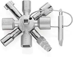 KNIPEX 00 11 01 TwinKeyÂ®, for all standard cabinets and shut-off systems