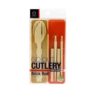 Kokubo Portable Cutlery Set - Red