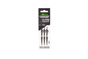 Korda Kable Leadcore Leader Hybrid Lead Clip QC Swivel 50cm
