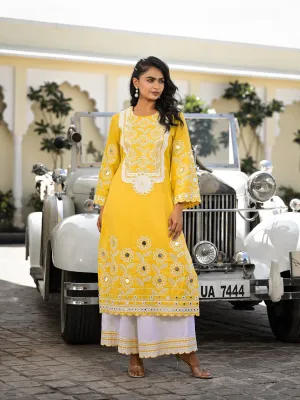 LALITI - STRAIGHT KURTA AND PALAZZO