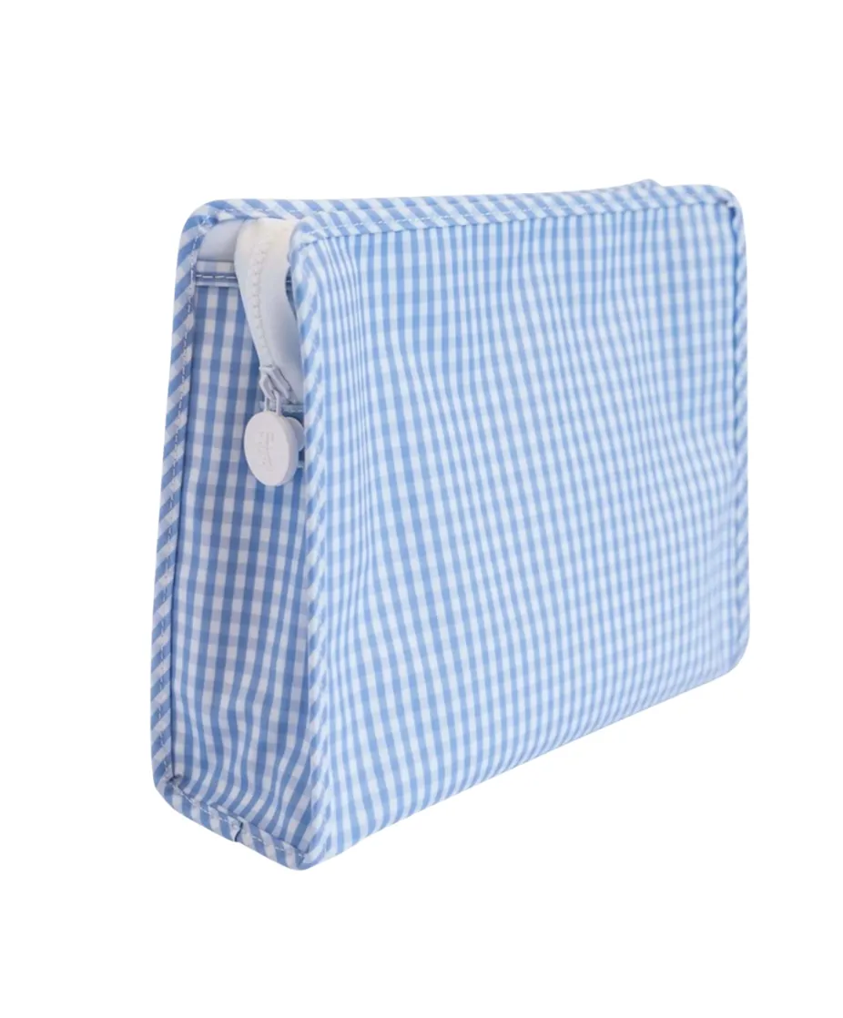 Large Gingham Cosmetic Pouch