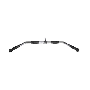 Lat Pulldown Bar 38" Rubber Grip Cable Attachment