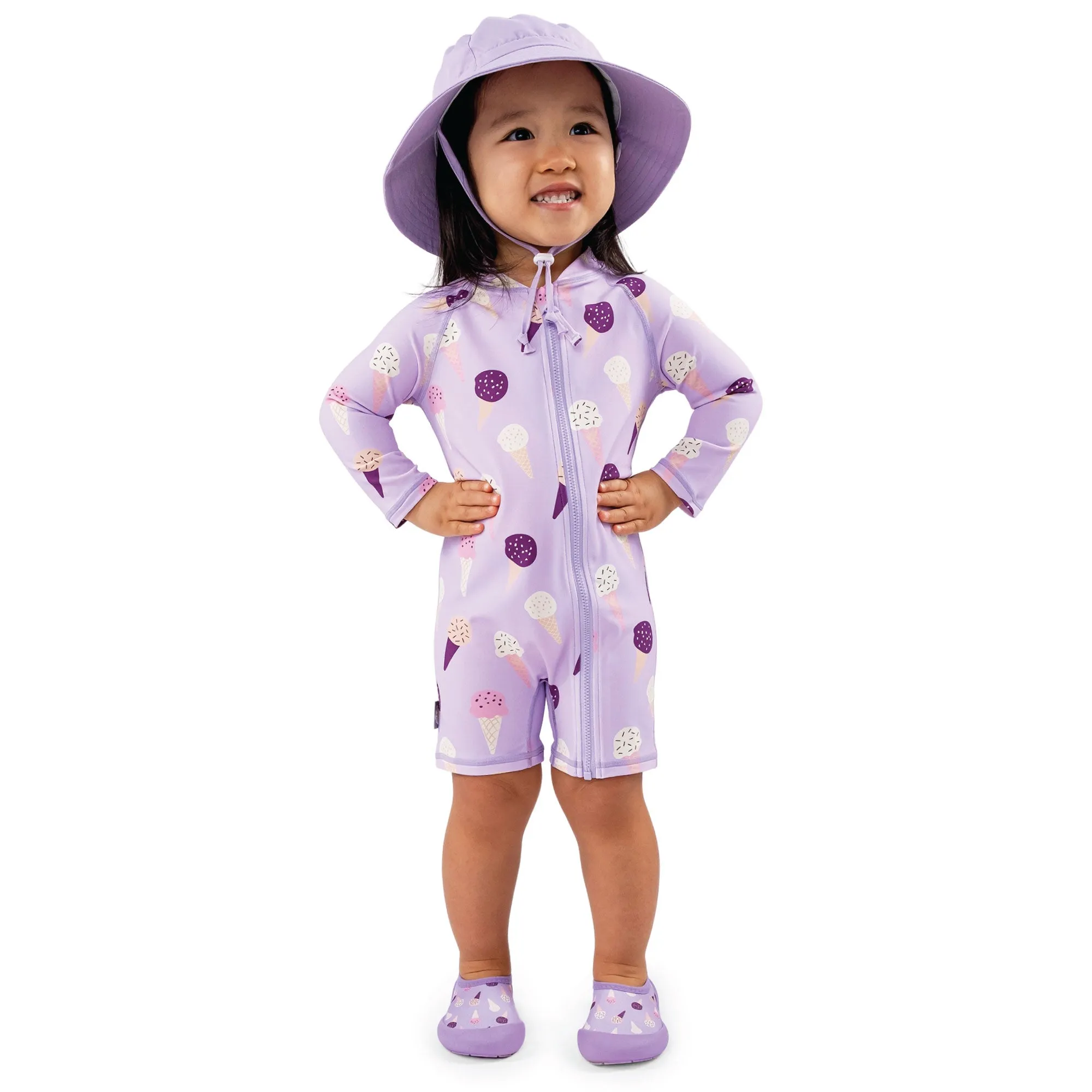 Lavender Ice Cream 1-pc UV Jumpsuit