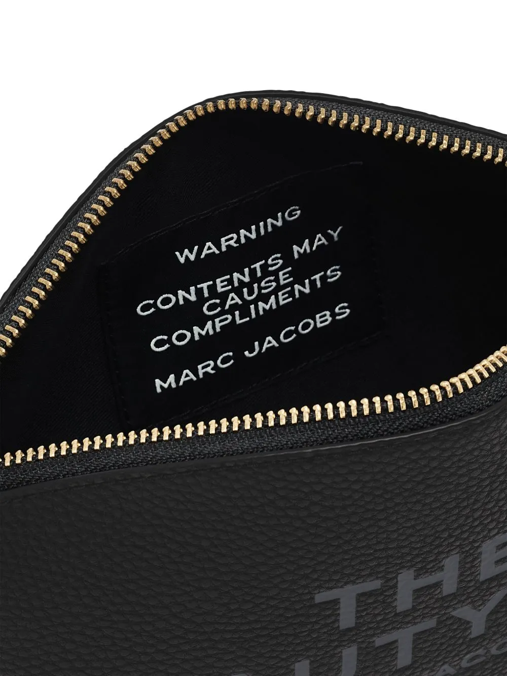 Leather beauty bag