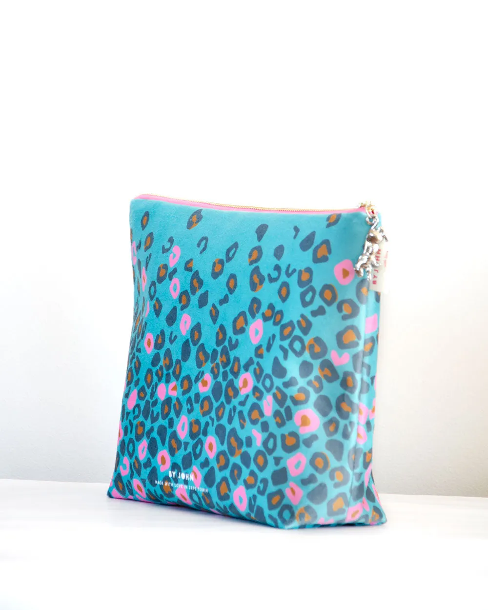 Leopard Print Cosmetic Bag ( Large)