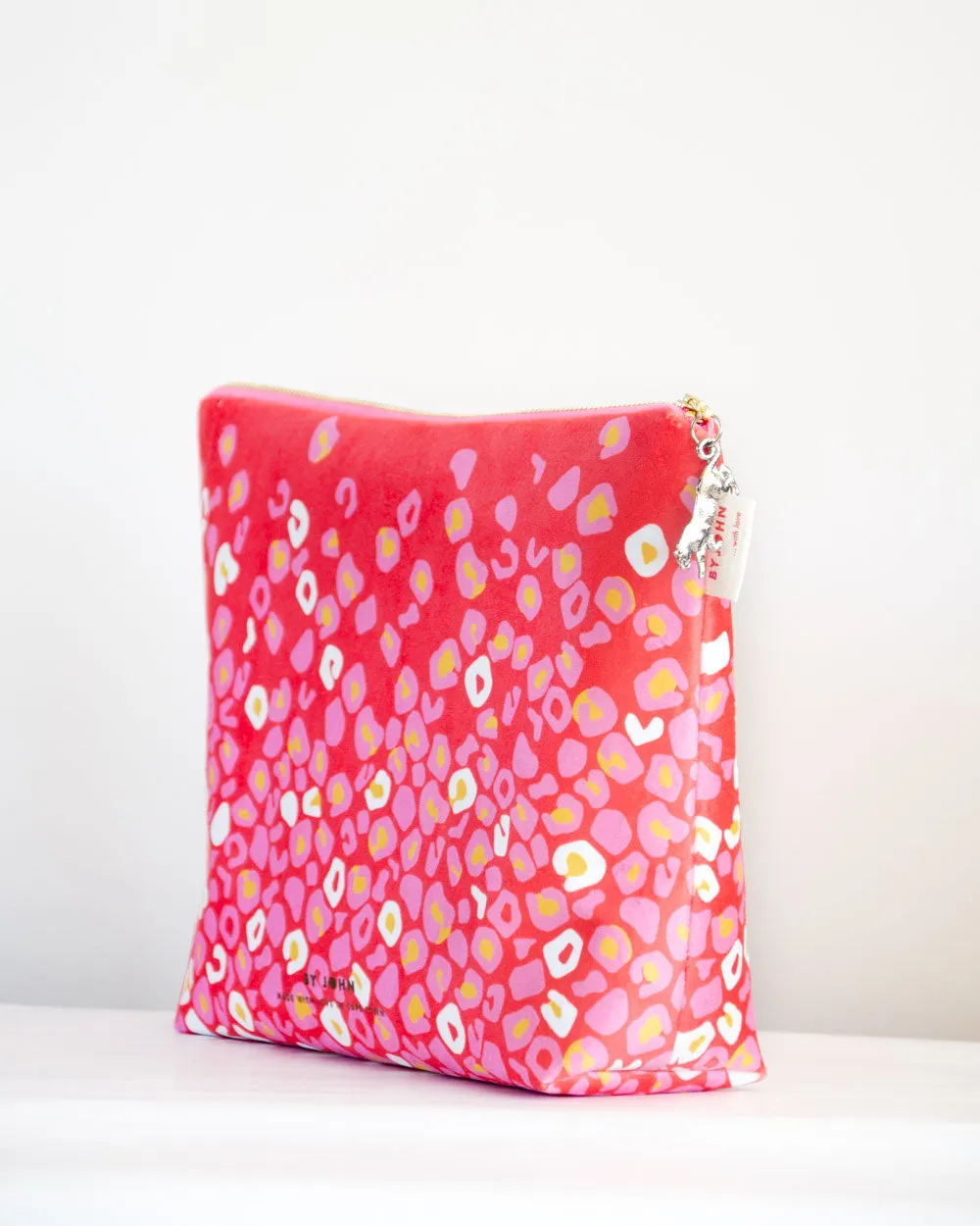 Leopard Print Cosmetic Bag ( Large)