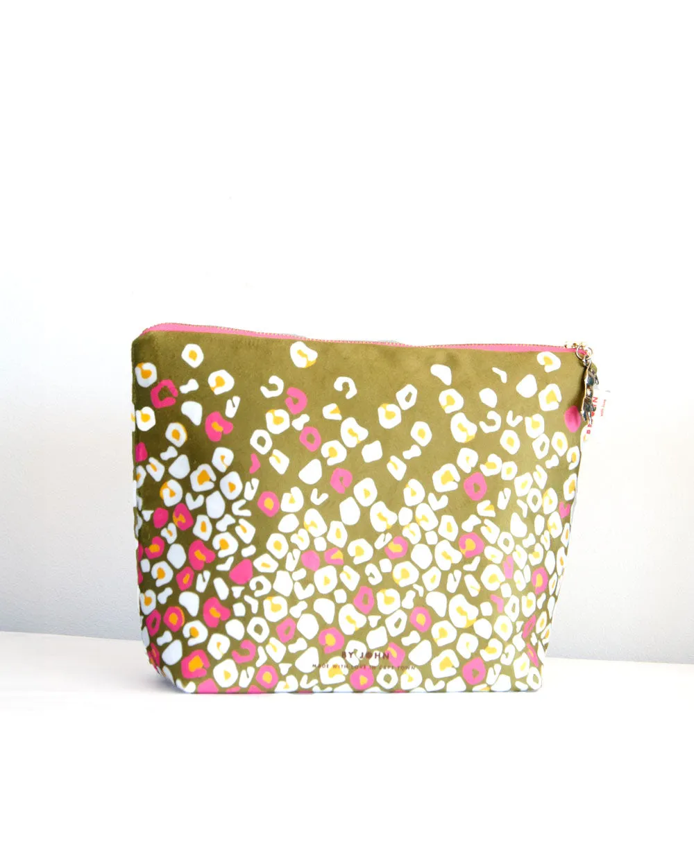 Leopard Print Cosmetic Bag ( Large)