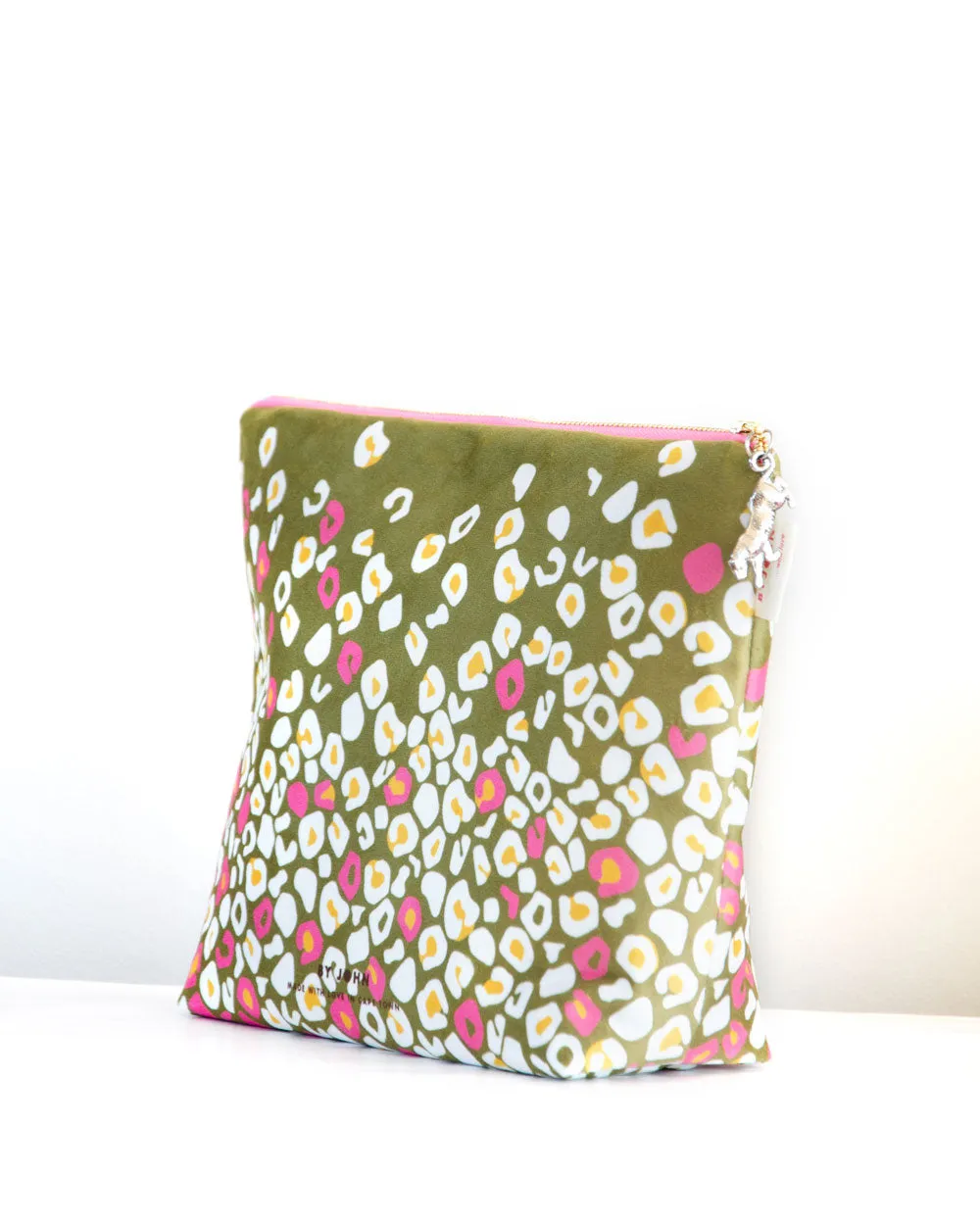Leopard Print Cosmetic Bag ( Large)