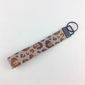 Leopard Print Key Fob.