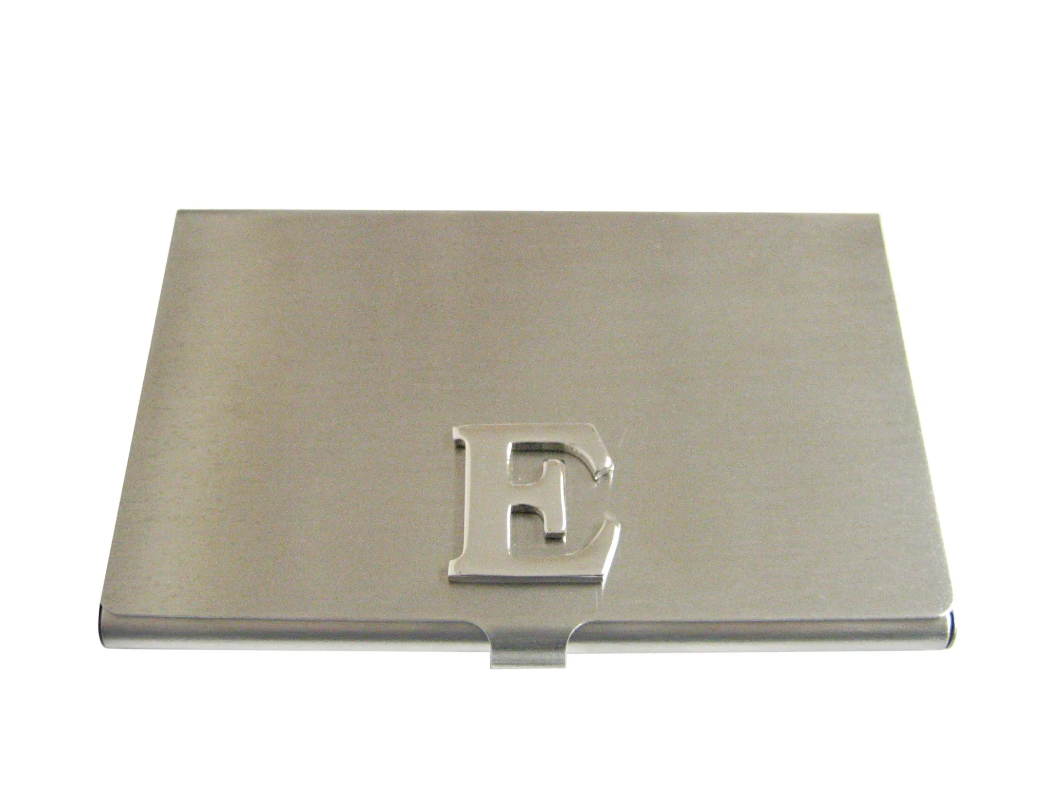 Letter E Monogram Business Card Holder