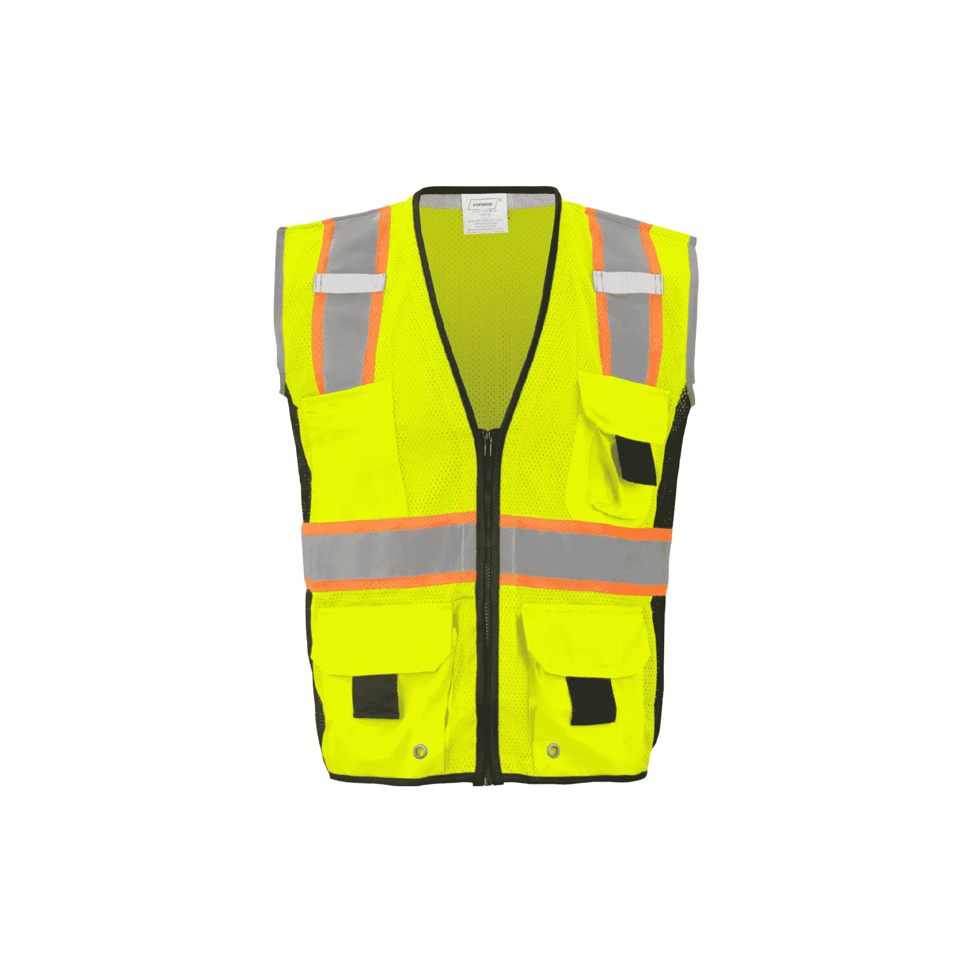 Lime Class 2 Safety Vest (11 Pockets)