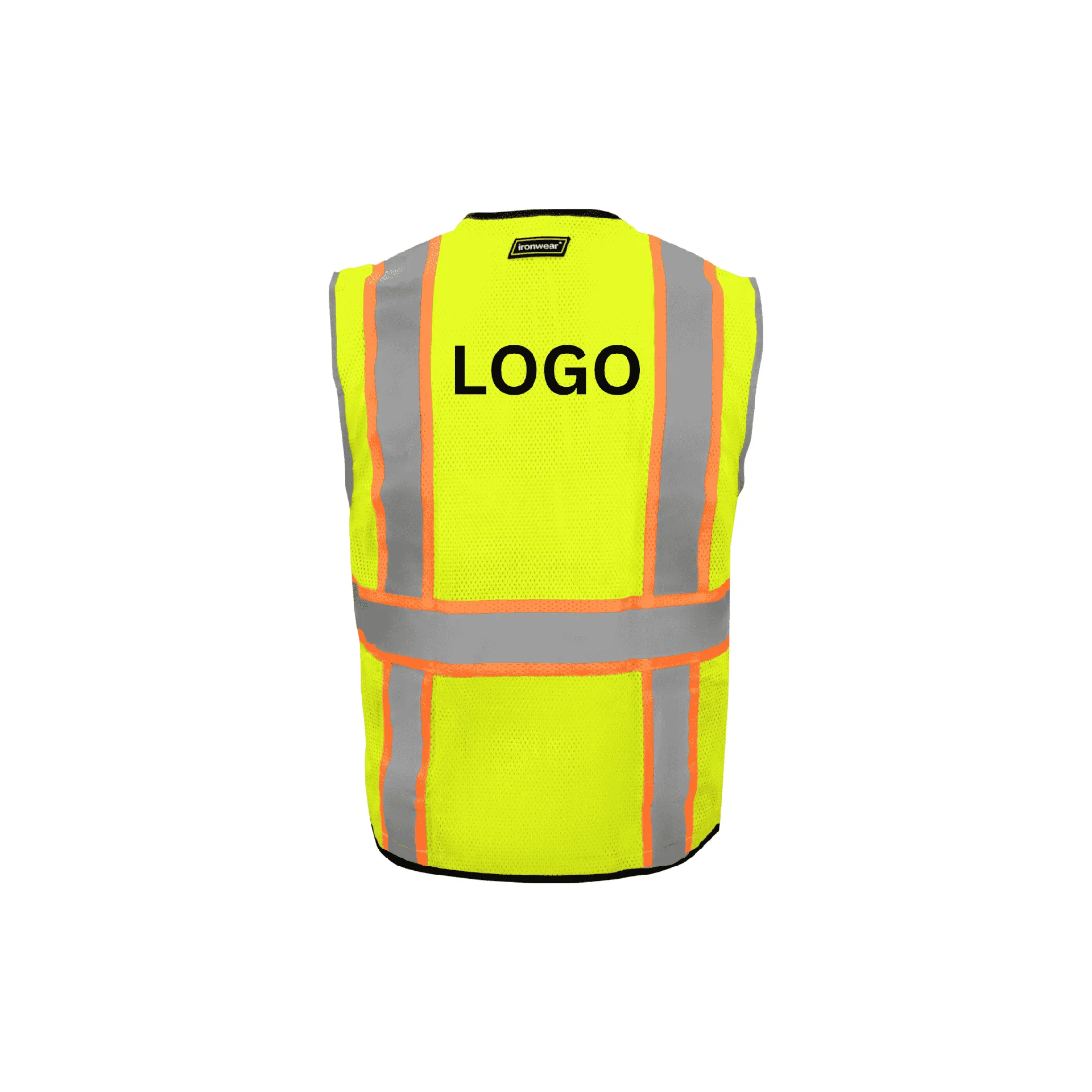 Lime Class 2 Safety Vest (11 Pockets)