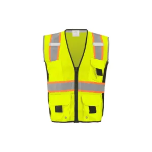 Lime Class 2 Safety Vest (11 Pockets)