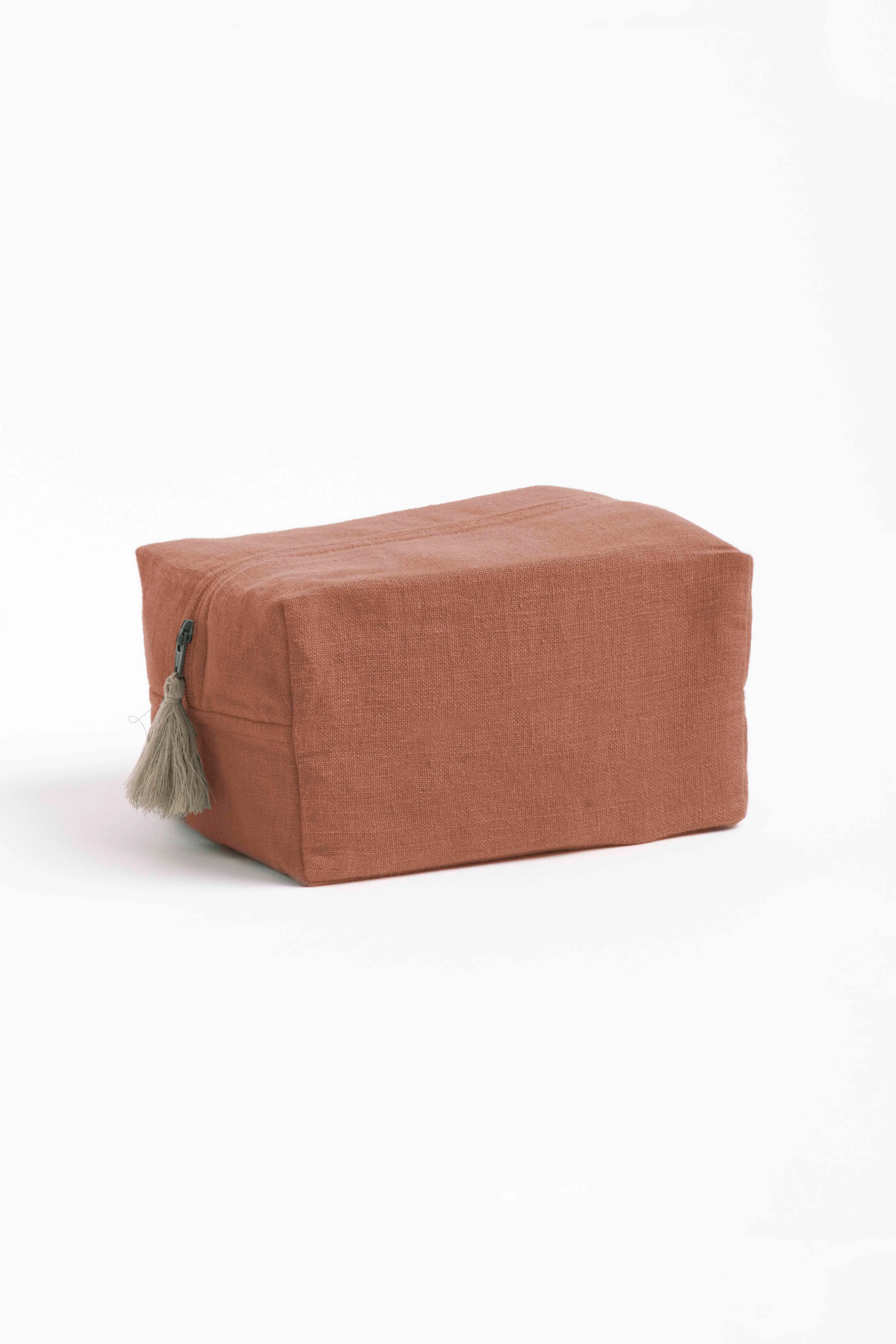 Linen Pouch-Sandy Beige