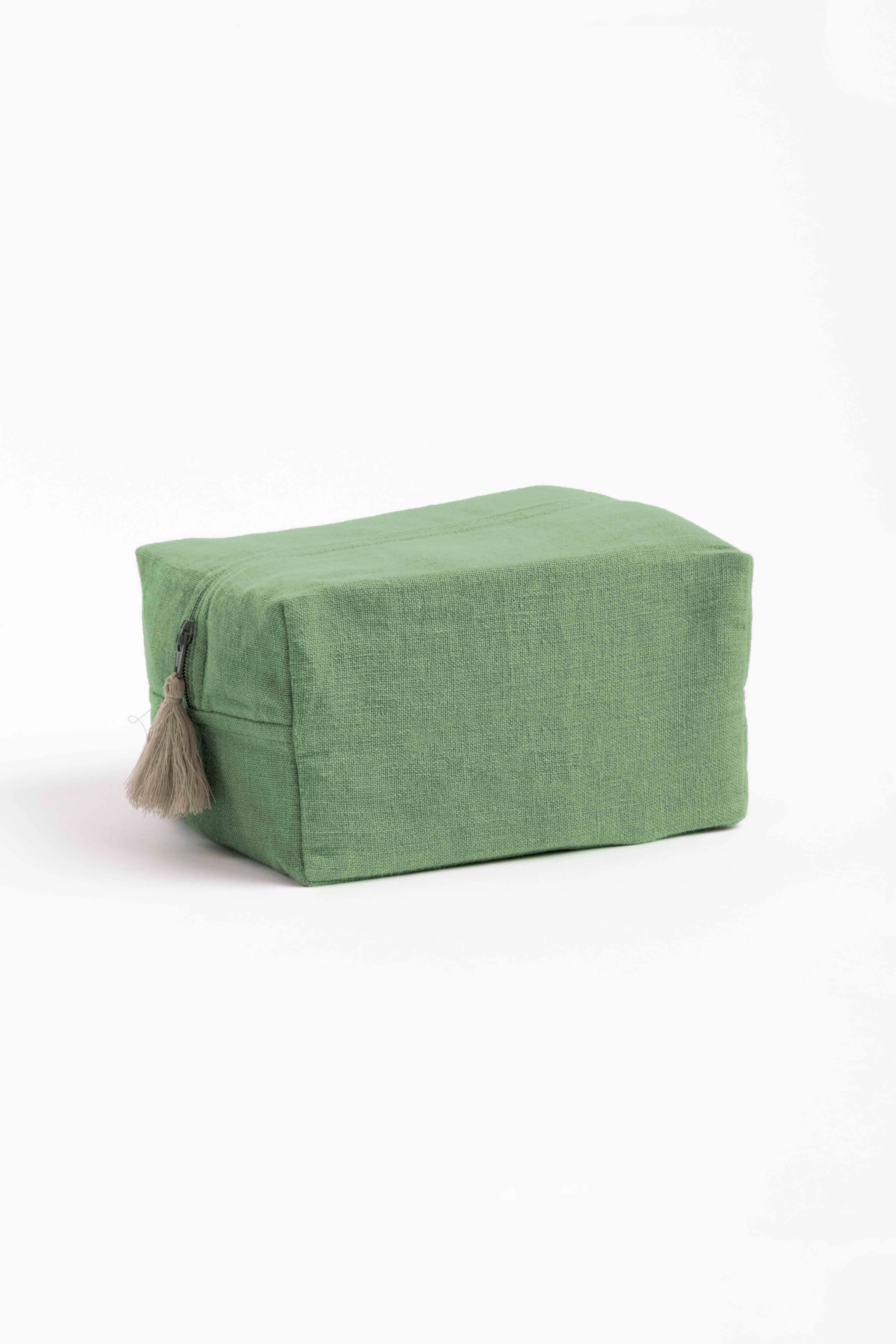 Linen Pouch-Sandy Beige