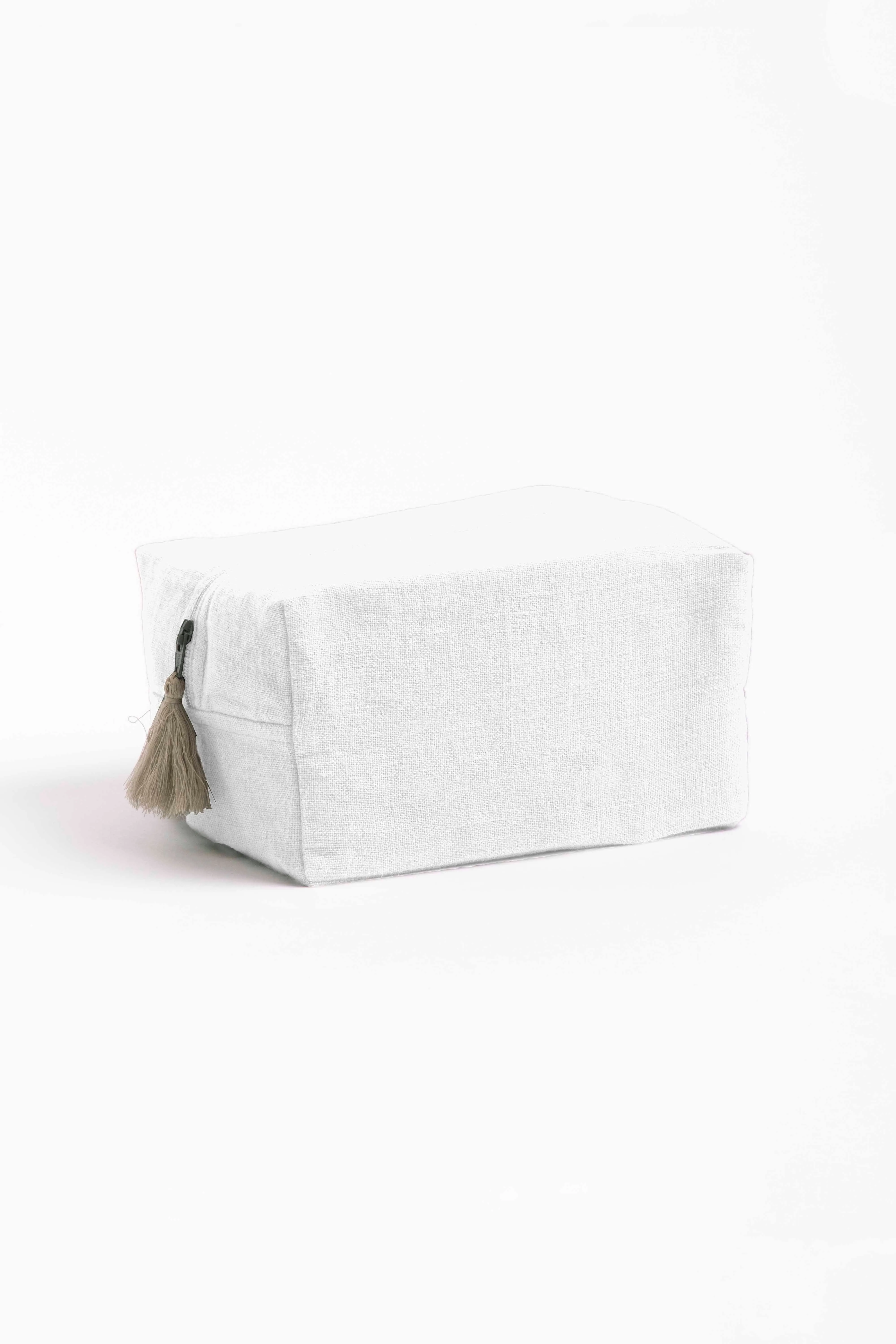 Linen Pouch-Sandy Beige