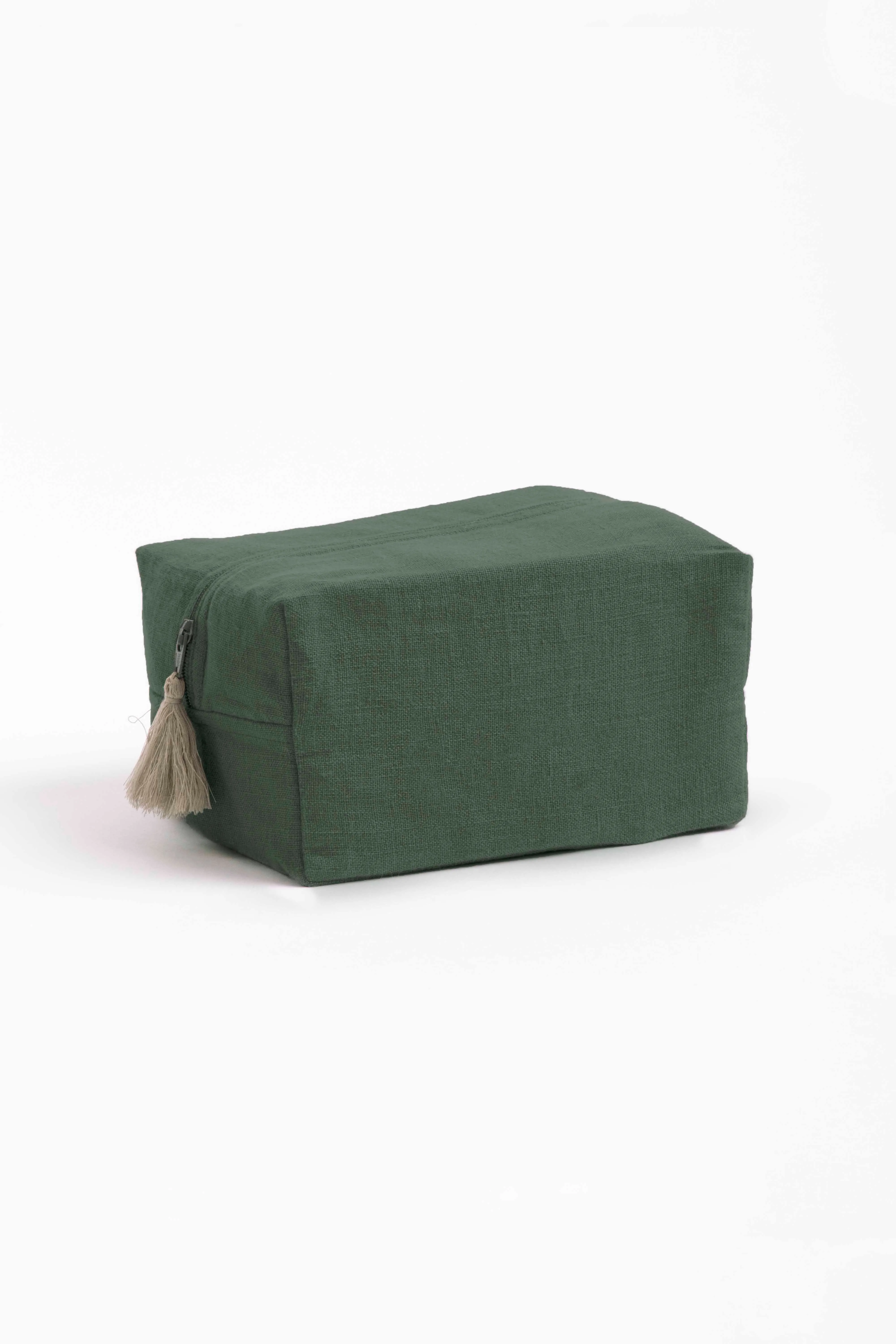 Linen Pouch-Sandy Beige