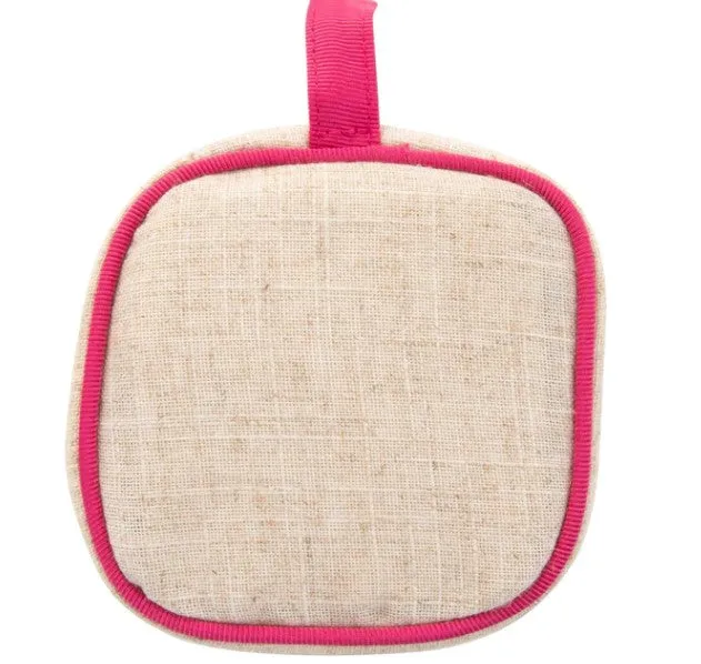 Linen Square Jewelry Case