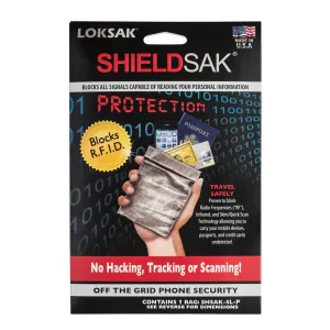 Loksak Shieldsak RF Scanning Protection Pouch - 4.5" x 7.5"
