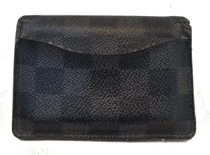 LOUIS VUITTON Damier Graphite Pocket Organizer Card Case Wallet