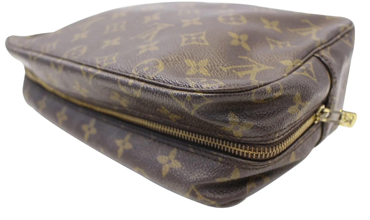 LOUIS VUITTON Monogram Trousse Toilette 28 Brown Cosmetic Pouch