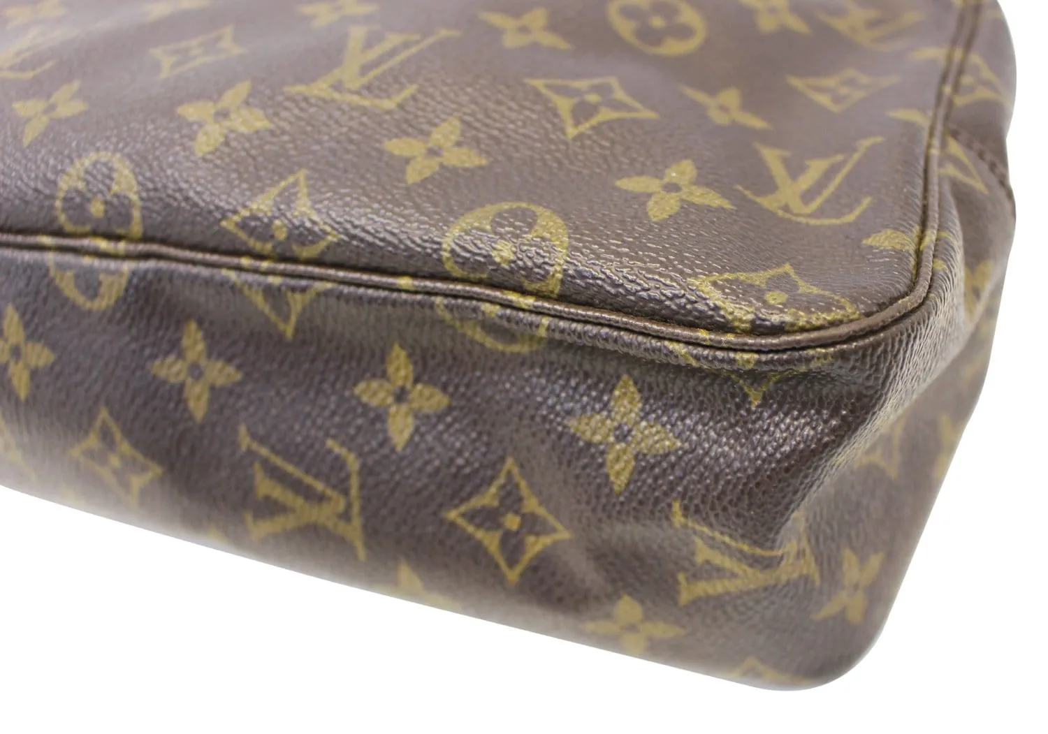 LOUIS VUITTON Monogram Trousse Toilette 28 Brown Cosmetic Pouch