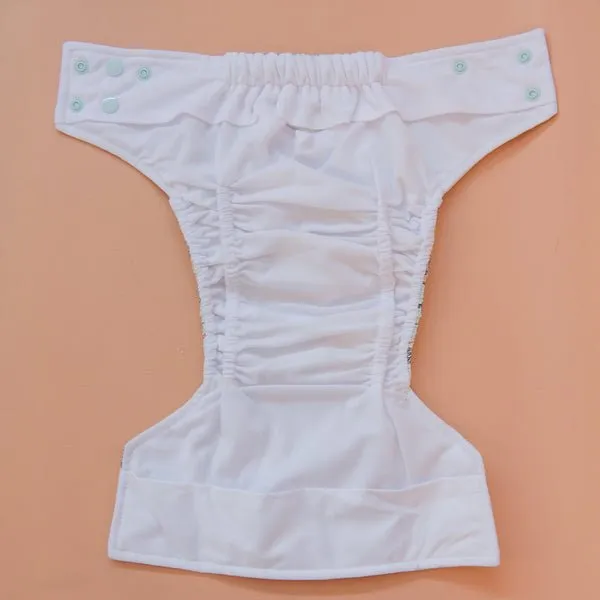 LPO Pocket Diaper - Wide Elastic Snap Tennis