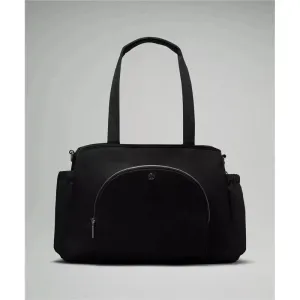 Lululemon - Bolsa Tote New Parent 20L - Preto/Prata Drop