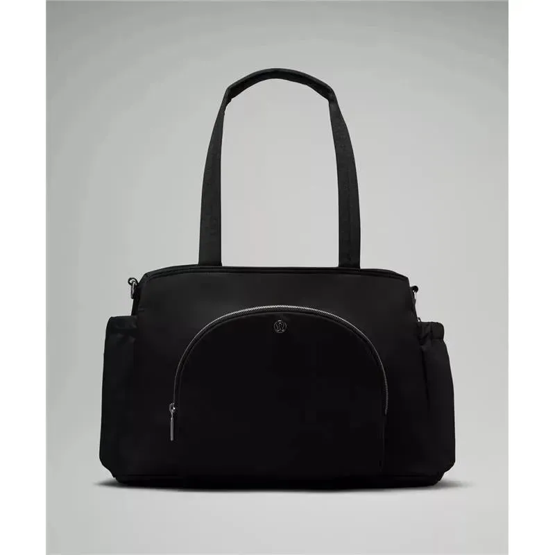 Lululemon - Bolsa Tote New Parent 20L - Preto/Prata Drop