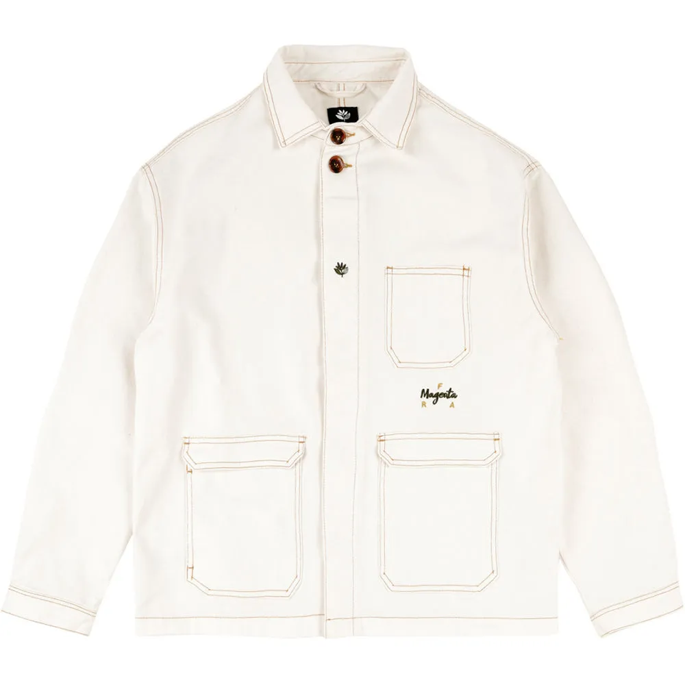 Magenta Atelier Jacket White Denim