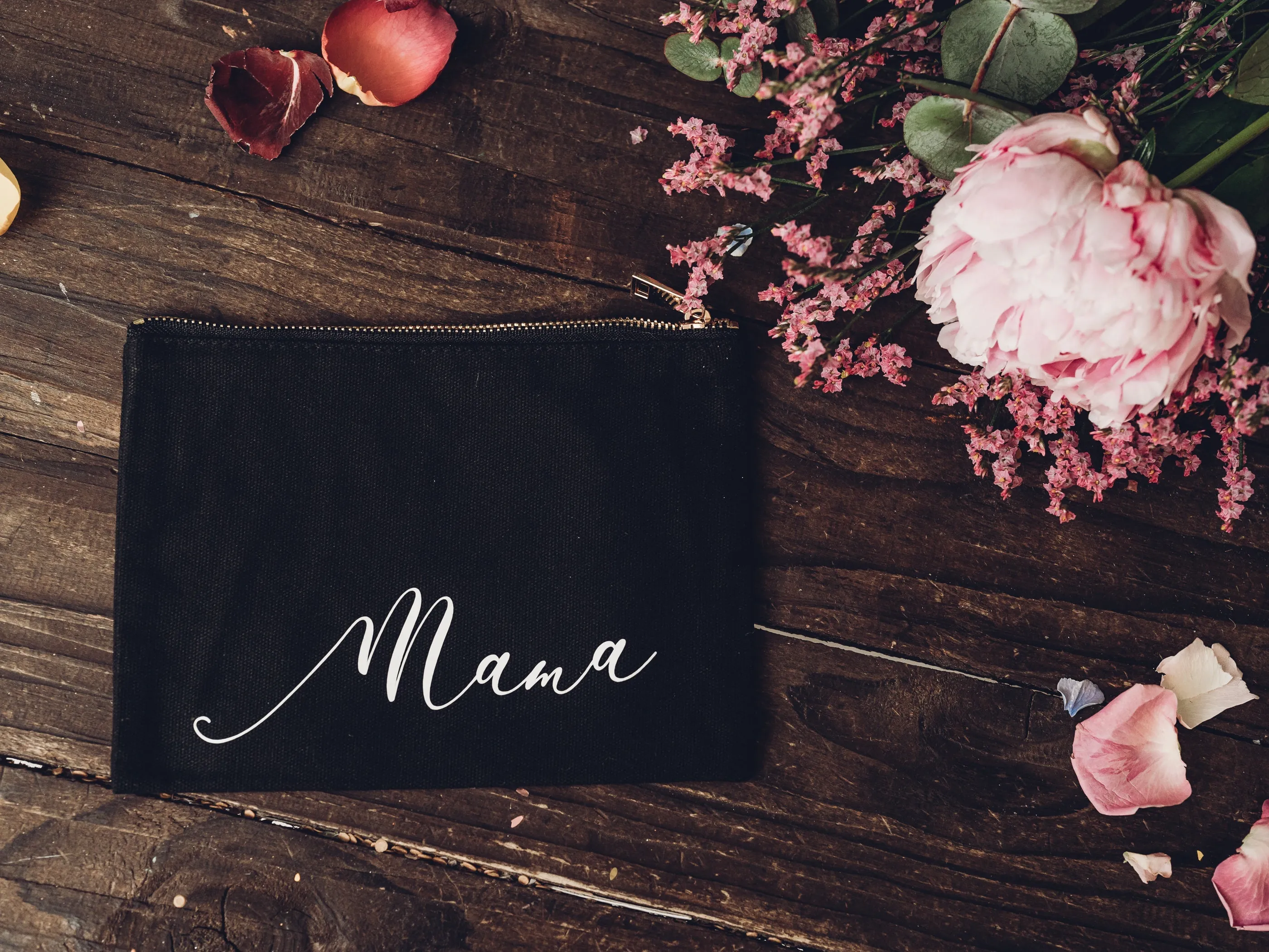Mama Baumwolle Kosmetiktasche