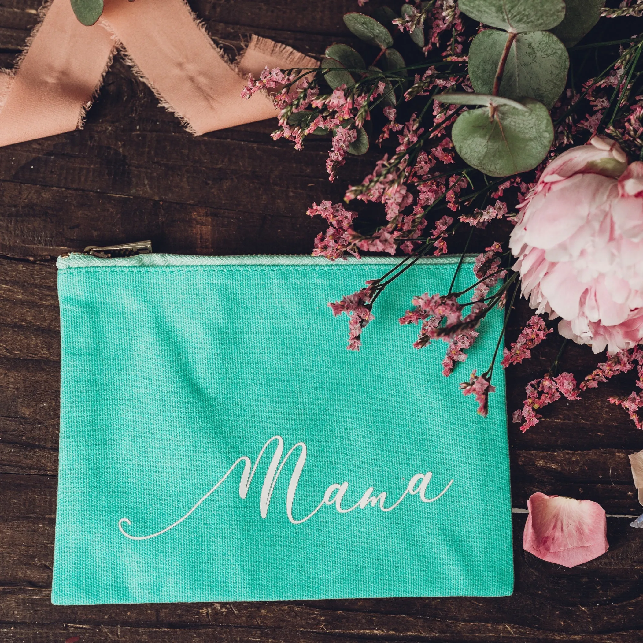 Mama Baumwolle Kosmetiktasche